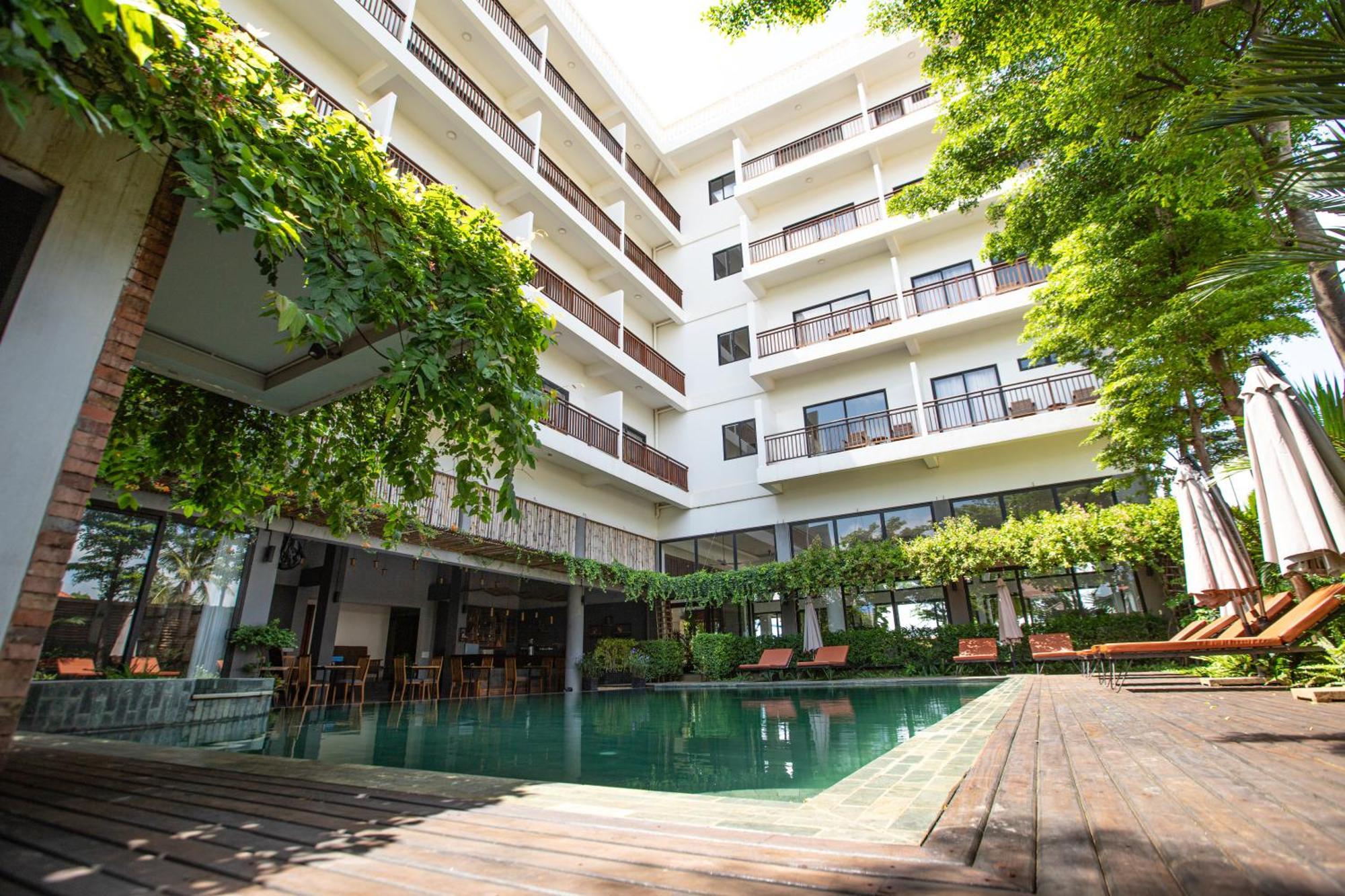 Daco Hotel Ciudad de Siem Riep Exterior foto